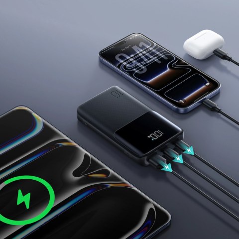 Powerbank Joyroom JR-QP191 Star Series Mini 10000mAh 22,5W z wyświetlaczem cyfrowym - czarny