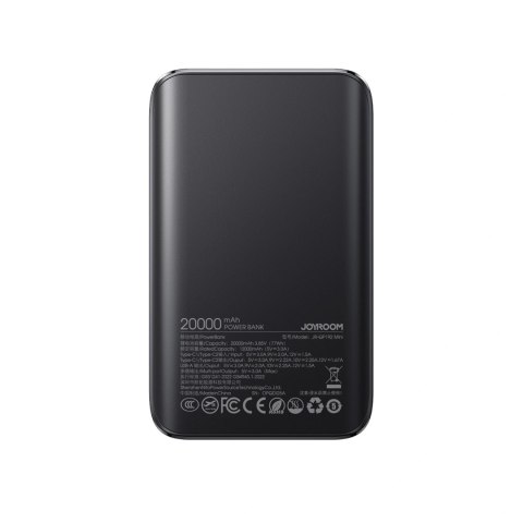 Powerbank Joyroom JR-QP192 Star Series Mini 20000mAh 22,5W z wyświetlaczem cyfrowym - czarny