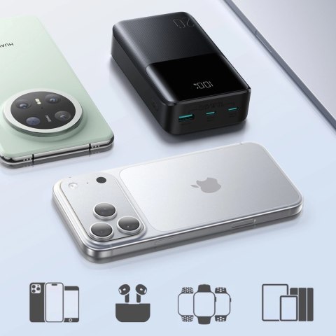 Powerbank Joyroom JR-QP192 Star Series Mini 20000mAh 22,5W z wyświetlaczem cyfrowym - czarny