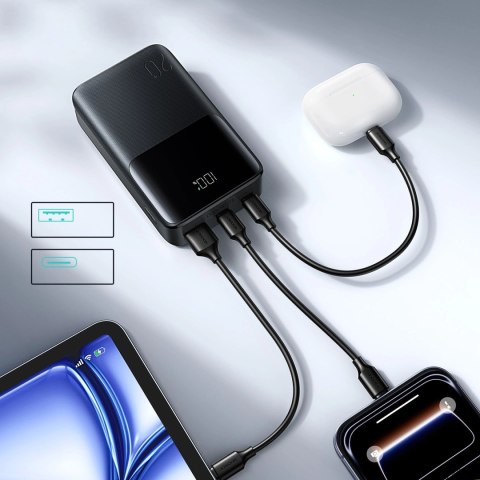 Powerbank Joyroom JR-QP192 Star Series Mini 20000mAh 22,5W z wyświetlaczem cyfrowym - czarny