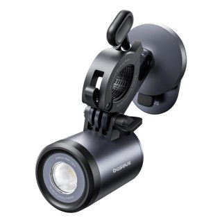 Uchwyt z lampką 2w1 Baseus PrimeTrip uniwersalny 3000mAh IP68 LED - czarno-szary