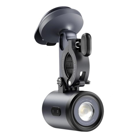 Uchwyt z lampką 2w1 Baseus PrimeTrip uniwersalny 3000mAh IP68 LED - czarno-szary