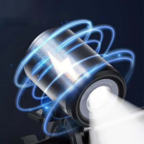 Uchwyt z lampką 2w1 Baseus PrimeTrip uniwersalny 3000mAh IP68 LED - czarno-szary