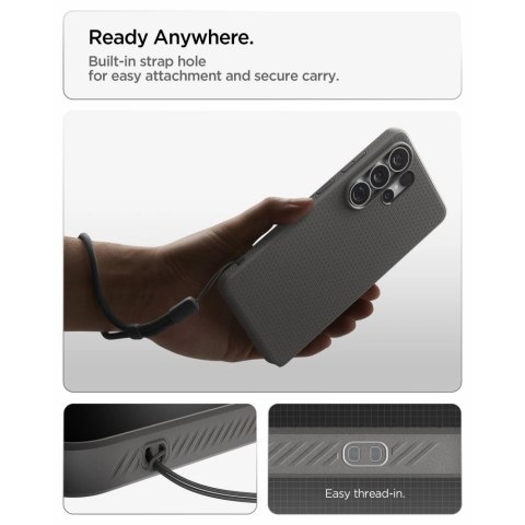 Etui Spigen Liquid Air Mag MagSafe na Samsung Galaxy S26 Ultra - szare