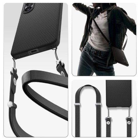 Etui Spigen Liquid Air Mag MagSafe na Samsung Galaxy S26+ - czarny-mat