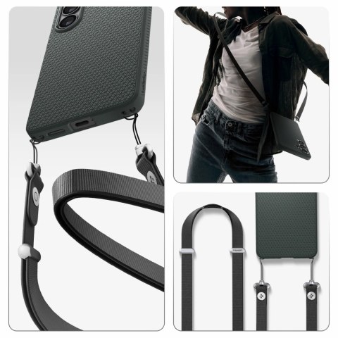 Etui Spigen Liquid Air Mag MagSafe na Samsung Galaxy S26+ - zielone