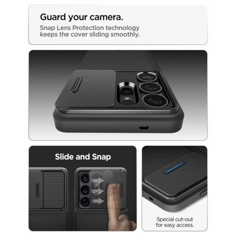 Etui Spigen Optik Armor na Samsung Galaxy S26 Ultra - czarne