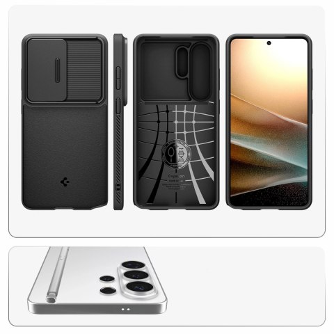 Etui Spigen Optik Armor na Samsung Galaxy S26 Ultra - czarne