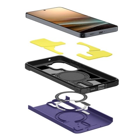 Etui Spigen Tough Armor Mag MagSafe na Samsung Galaxy S26 Ultra - fioletowe