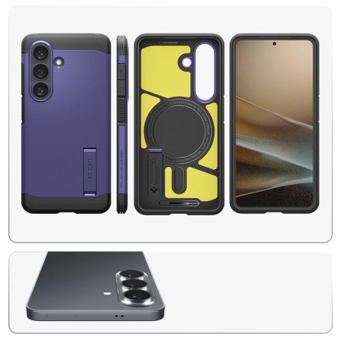 Etui Spigen Tough Armor Mag MagSafe na Samsung Galaxy S26+ - fioletowe