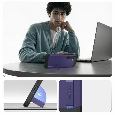 Etui Spigen Tough Armor Mag MagSafe na Samsung Galaxy S26+ - fioletowe