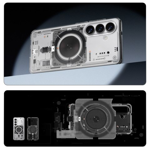 Etui Spigen Ultra Hybrid Mag MagSafe na Samsung Galaxy S26 Neo One - przezroczyste