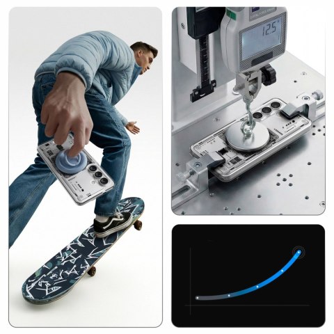 Etui Spigen Ultra Hybrid Mag MagSafe na Samsung Galaxy S26 Neo One - przezroczyste