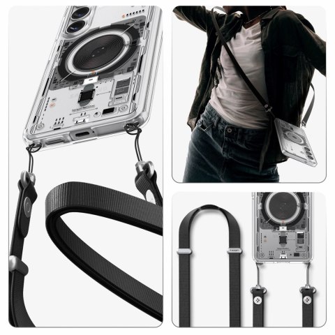 Etui Spigen Ultra Hybrid Mag MagSafe na Samsung Galaxy S26 Neo One - przezroczyste