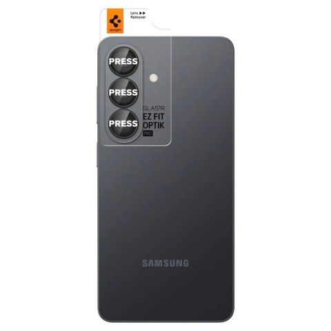 Osłona aparatu Spigen Glas.Tr Ez Fit Optik Pro HD 2-pack na Samsung Galaxy S26 - czarne