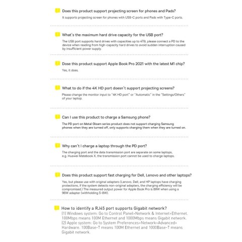 Baseus Metal Gleam Series stacja dokująca HUB 7 w 1 USB Typ C - 1 x HDMI / 1 x VGA / 3 x USB 3.2 Gen. 1 / 1 x Power Delivery / 1