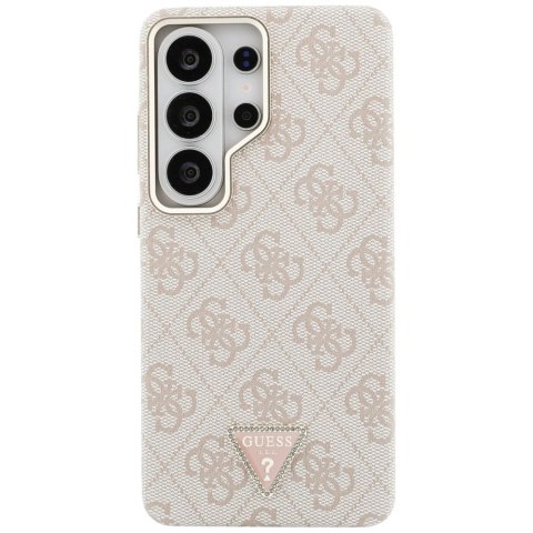 Etui Guess 4G Triangle Logo MagSafe na Samsung Galaxy S26 Ultra - różowe