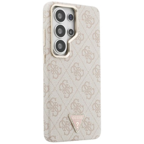 Etui Guess 4G Triangle Logo MagSafe na Samsung Galaxy S26 Ultra - różowe