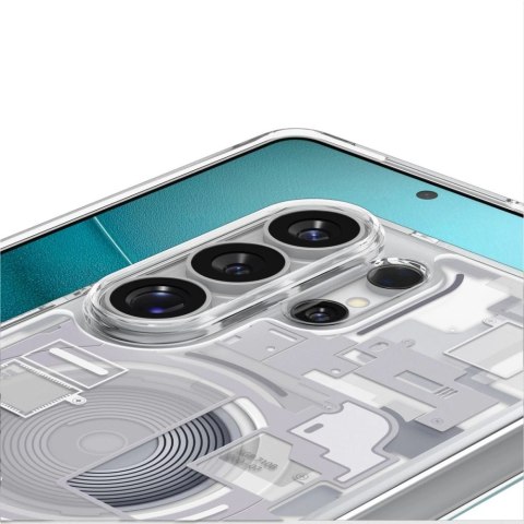 Etui Spigen Ultra Hybrid Mag MagSafe na Samsung Galaxy S26 Ultra Zero One - przezroczysto-białe