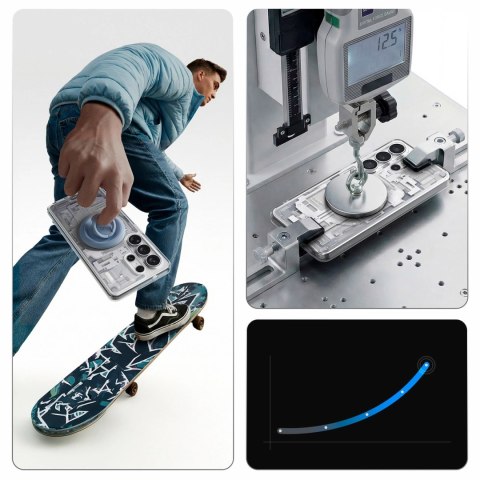 Etui Spigen Ultra Hybrid Mag MagSafe na Samsung Galaxy S26 Ultra Zero One - przezroczysto-białe