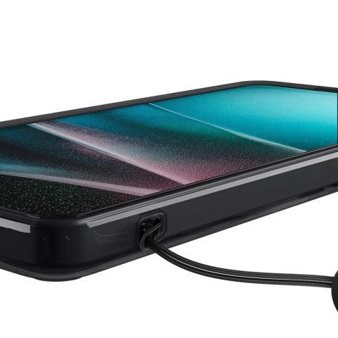 Etui Spigen Ultra Hybrid Mag MagSafe na Samsung Galaxy S26 Ultra Zero One - przezroczysto-czarne