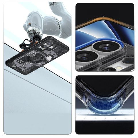 Etui Spigen Ultra Hybrid Mag MagSafe na Samsung Galaxy S26 Ultra Zero One - przezroczysto-czarne