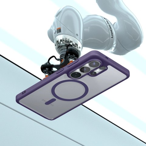 Etui Spigen Ultra Hybrid Mag MagSafe na Samsung Galaxy S26 Ultra - przezroczysto-granatowe