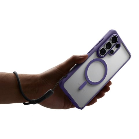 Etui Spigen Ultra Hybrid Mag MagSafe na Samsung Galaxy S26 Ultra - przezroczysto-granatowe