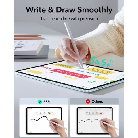 FOLIA OCHRONNA ESR PAPER FEEL IPAD AIR 10.9" 4 / 5 / 2020-2022 / 11" 6 / 7 / 8 / 2024-2026 CLEAR