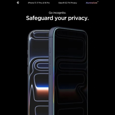 Szkło hartowane Spigen Glas.tR EZ Fit Privacy na iPhone 16 Pro - 2 szt.