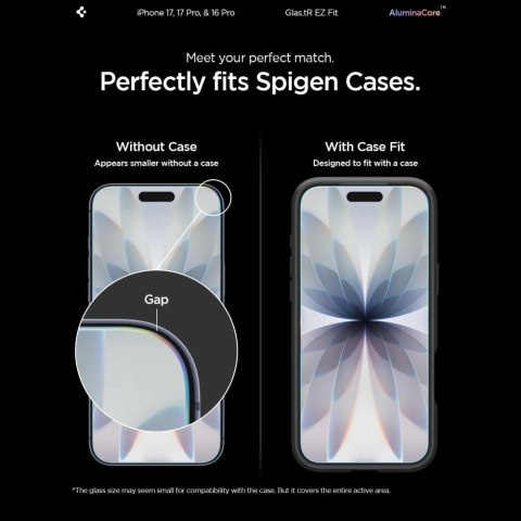 Szkło hartowane Spigen Glas.tR EZ Fit Privacy na iPhone 16 Pro - 2 szt.
