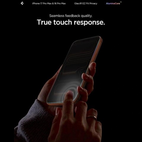 Szkło hartowane Spigen Glas.tR EZ Fit Privacy na iPhone 16 Pro Max - 2 szt.