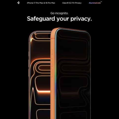 Szkło hartowane Spigen Glas.tR EZ Fit Privacy na iPhone 16 Pro Max - 2 szt.