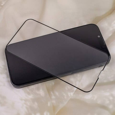 Szkło hartowane 6D matowe do iPhone 15 Pro 6,1" czarna ramka Szkło hartowane 6D matowe do iPhone 15 Pro 6,1" czarna ramka