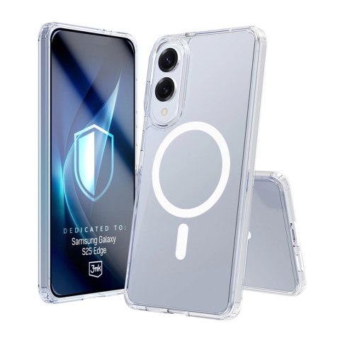 Etui 3mk Armor MagCase na Samsung Galaxy S25 Edge - przezroczyste