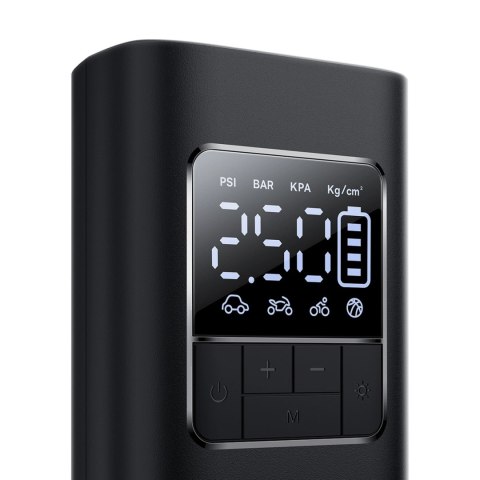 Kompresor Baseus SuperMini Pro akumulatorowy z wyświetlaczem - czarny