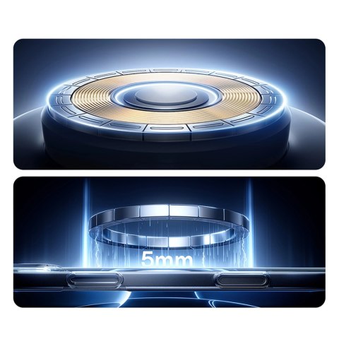 Ładowarka indukcyjna Baseus EnerFill FF11 15W składana z ładowarką sieciową 20W i kablem USB-C 1m - czarna