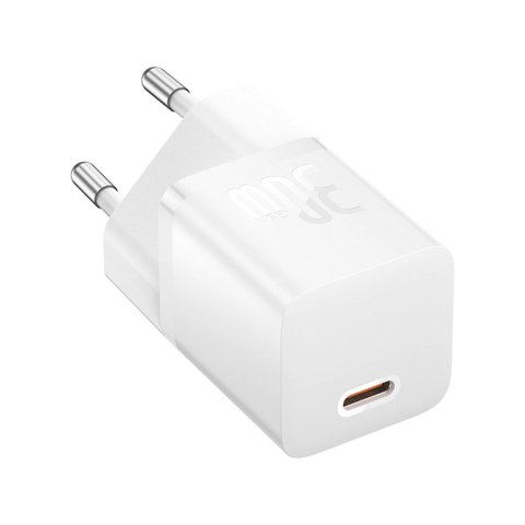 Ładowarka sieciowa Baseus GaN5 USB-C 30W z kablem Baseus Dynamic 3 USB-C 100W 1m - biała
