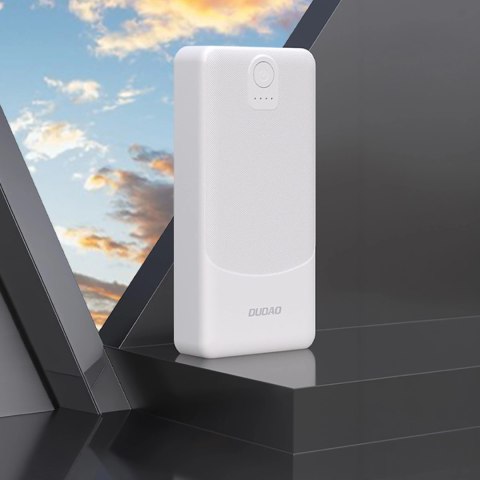 Powerbank Dudao K10Pro 2,4A 20000mAh 2 x USB-A - biały
