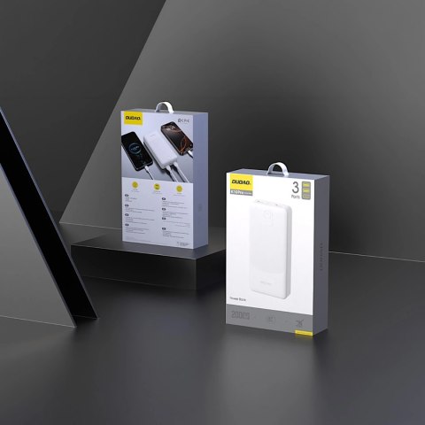 Powerbank Dudao K10Pro 2,4A 20000mAh 2 x USB-A - biały