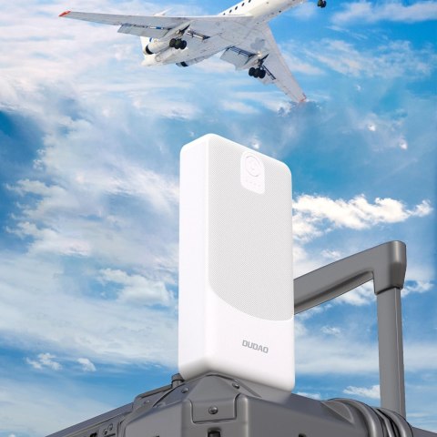 Powerbank Dudao K10Pro 2,4A 20000mAh 2 x USB-A - biały