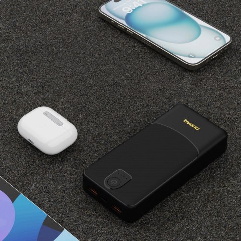 Powerbank Dudao K10Pro 2,4A 20000mAh 2 x USB-A - czarny