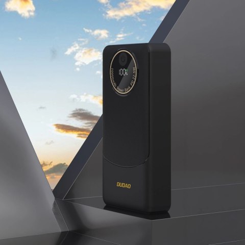 Powerbank Dudao K12Pro 22,5W PD 20000mAh USB-A, USB-C - czarny