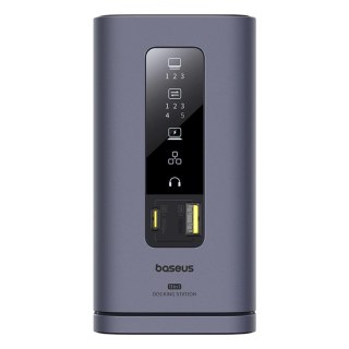 Stacja dokująca Baseus Spacemate hub USB-C 11w1 3xHDMI 4K 60Hz + 2xUSB-A (10Gb/s) + 1xUSB-C (10Gb/s) + RJ45 + 2xUSB-A (480Mb/s) 