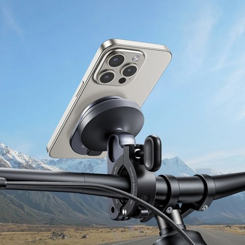 Uchwyt rowerowy Baseus PrimeTrip do smartfonów na kierownicę - czarny