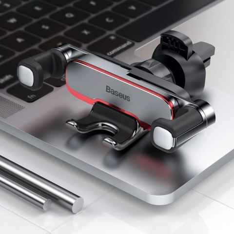 Uchwyt samochodowy Baseus Lateral Gravity grawitacyjny - srebrny