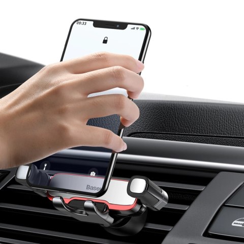 Uchwyt samochodowy Baseus Lateral Gravity grawitacyjny - srebrny