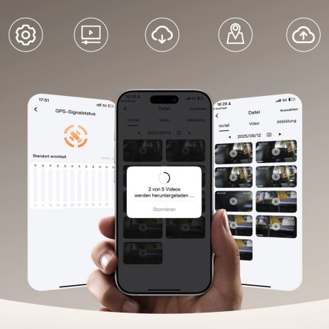 Wideorejestrator Baseus PrimeTrip VD1 Pro kamera samochodowa 4K+1080p z akumulatorem - czarny