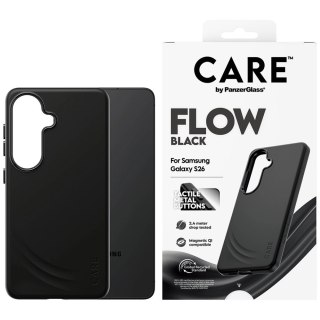 Etui CARE by PanzerGlass Flow Black QI na Samsung Galaxy S26 - czarne