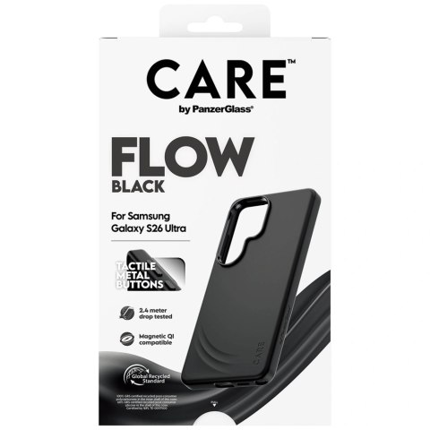 Etui CARE by PanzerGlass Flow Black Qi anSamsung Galaxy S26 Ultra - czarne